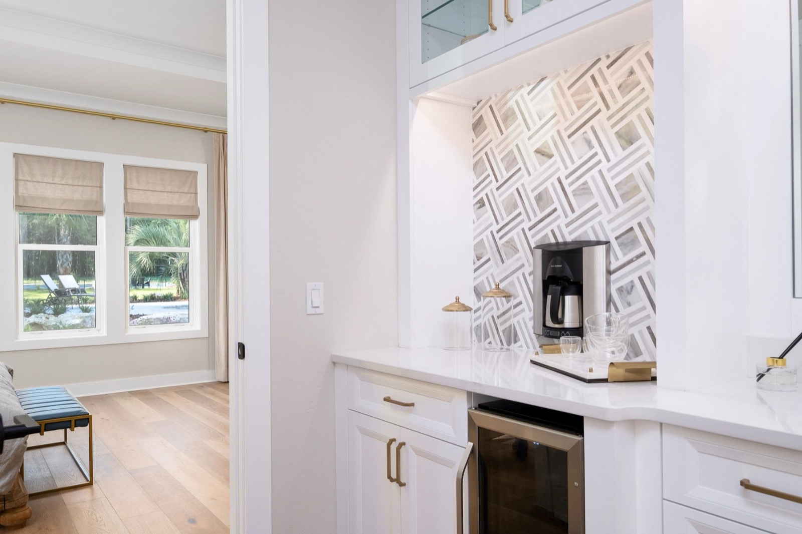 Modern Farmhouse — custom Roman shades
