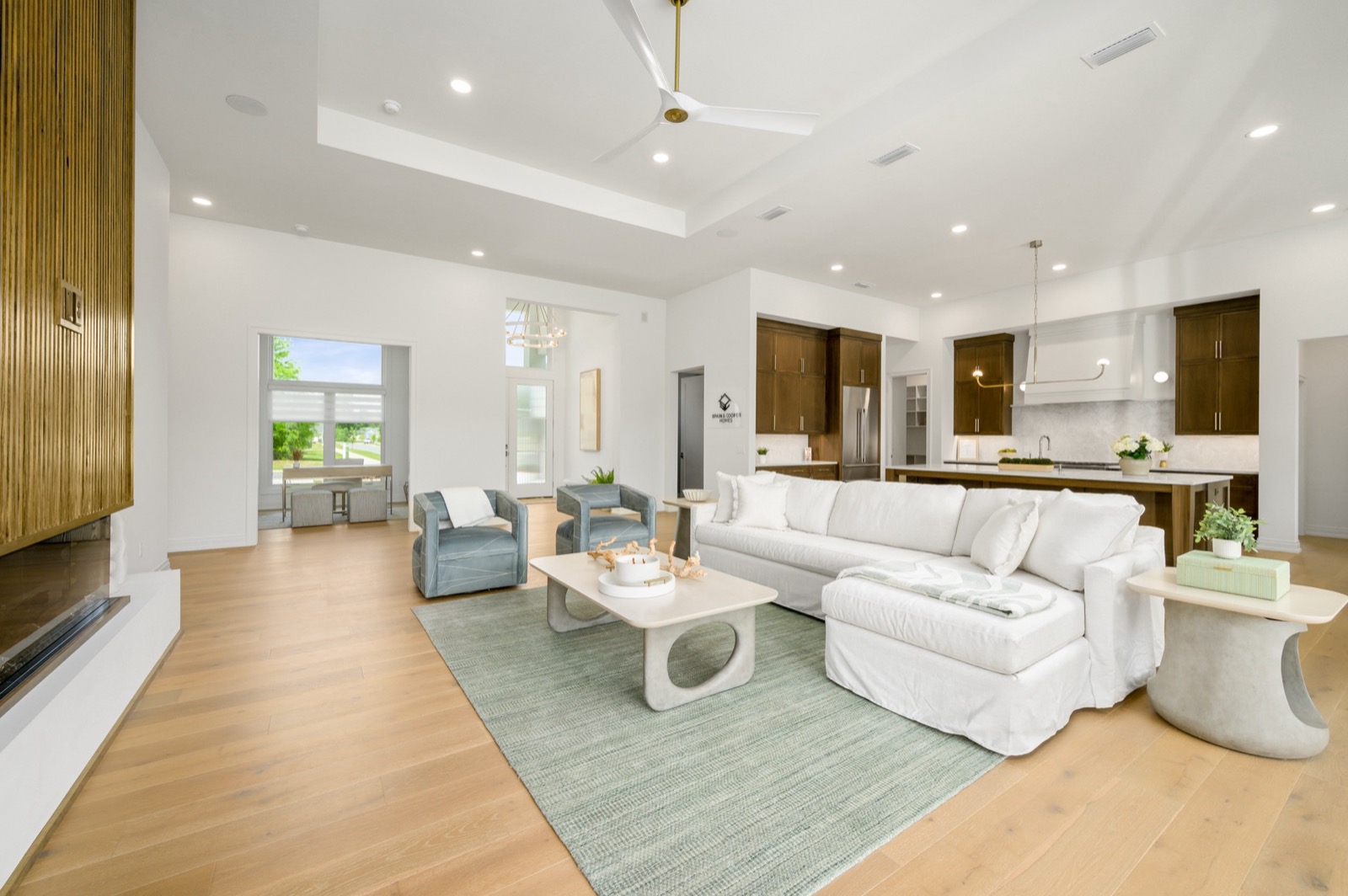 2025 Parade Home — Allure transitional striped roller shades