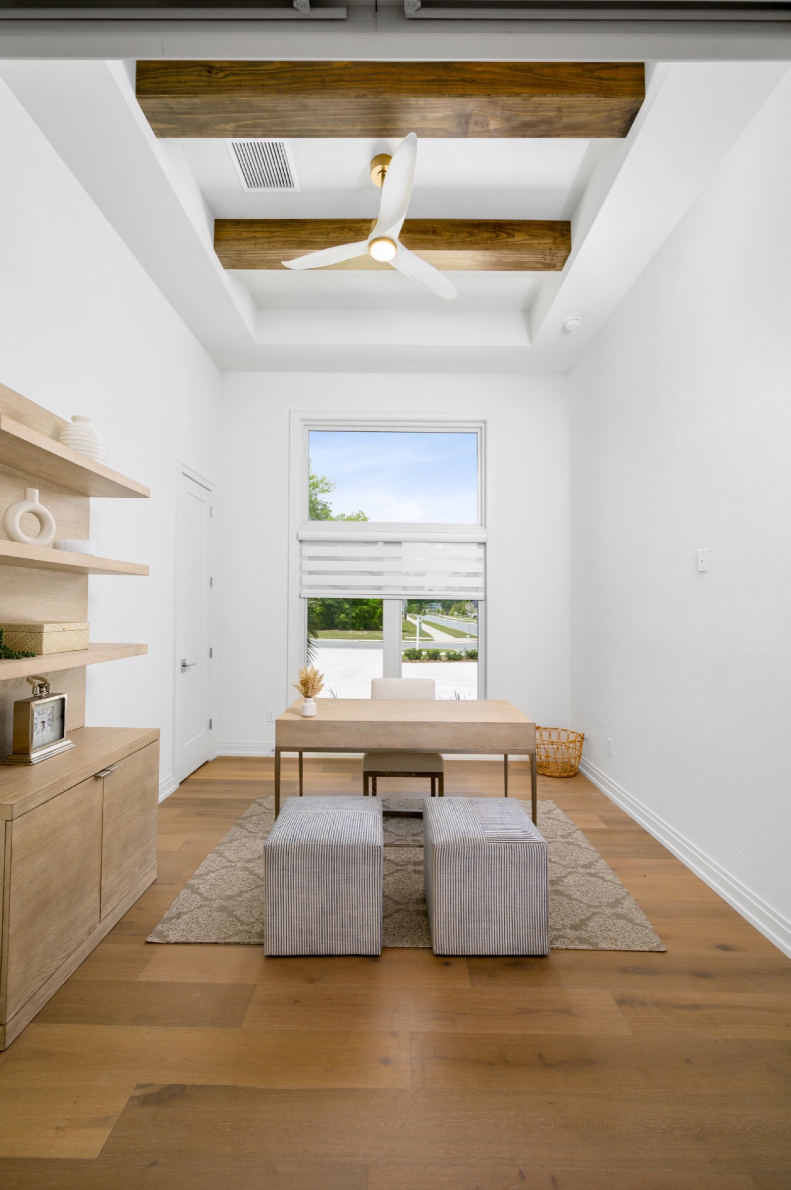 2025 Parade Home — Allure transitional striped roller shades