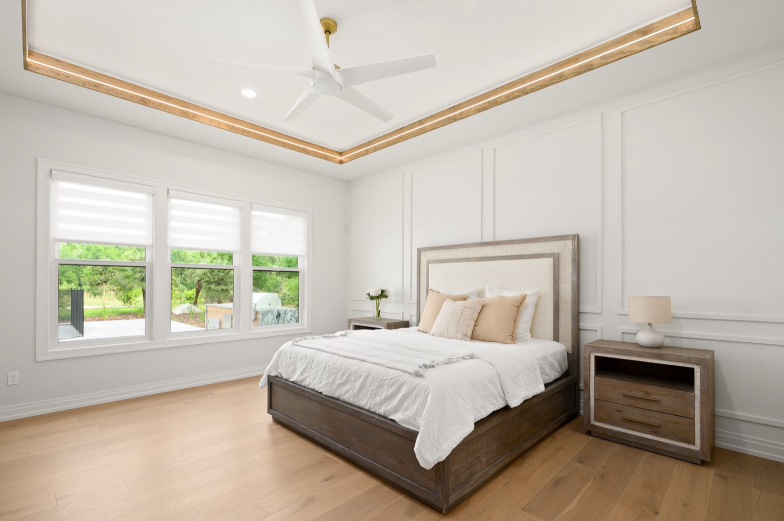 2025 Parade Home — Allure transitional striped roller shades