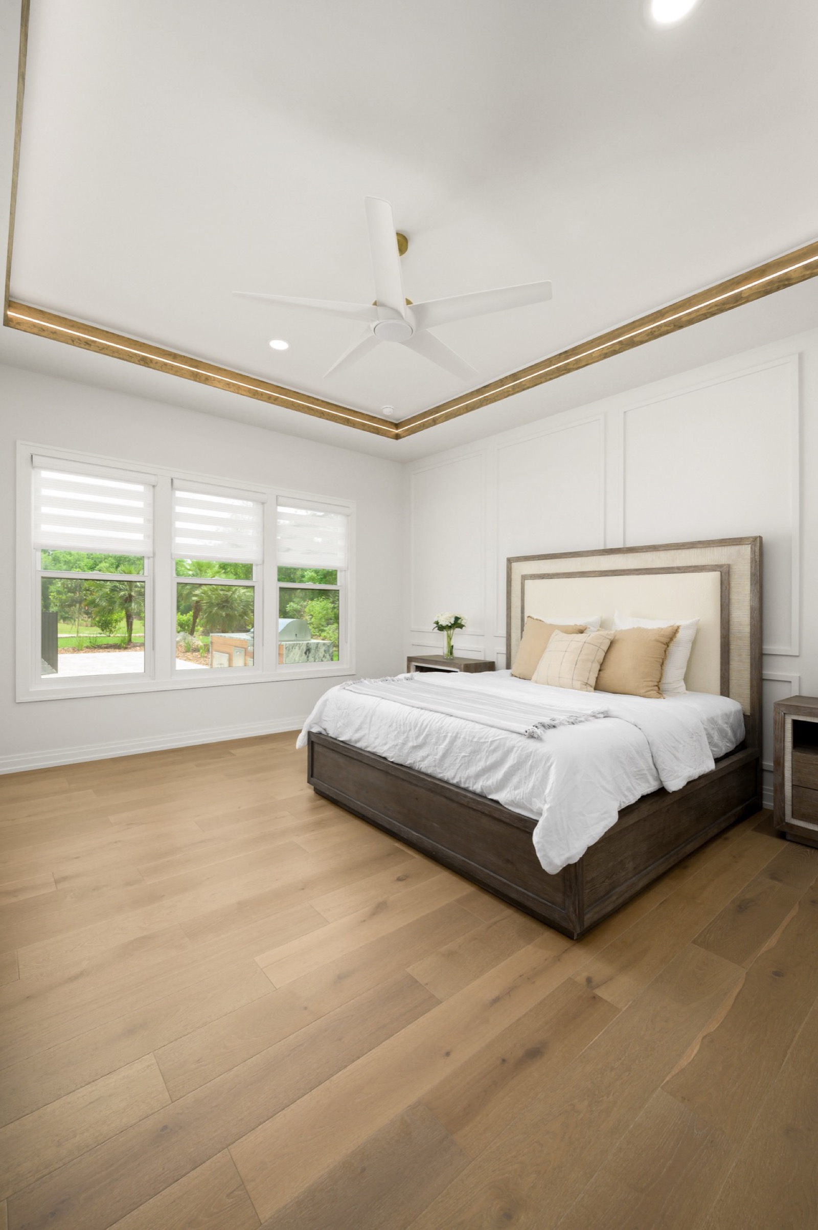 2025 Parade Home — Allure transitional striped roller shades