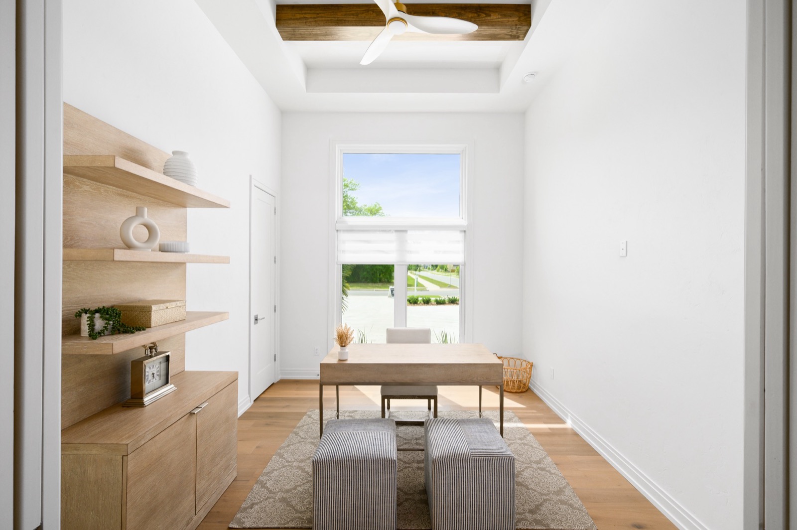 2025 Parade Home — Allure transitional striped roller shades