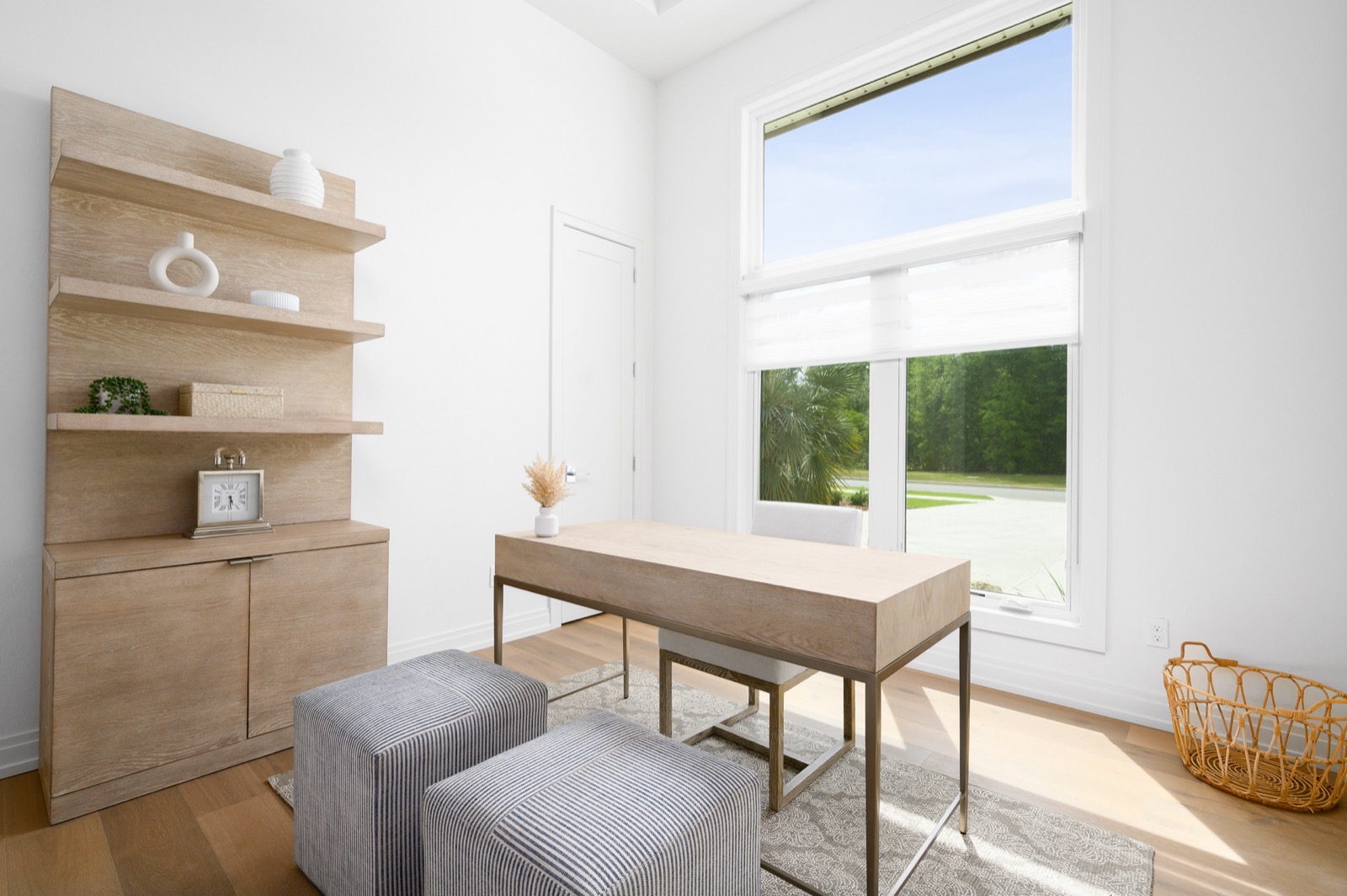 2025 Parade Home — Allure transitional striped roller shades