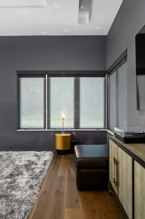 VIP Home — motorized Hunter Douglas Designer roller shades with Duolite