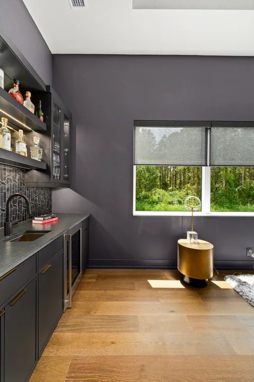 VIP Home — motorized Hunter Douglas Designer roller shades with Duolite